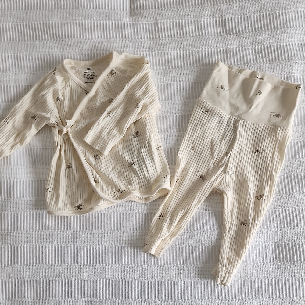 H&M Cream Kimono Set